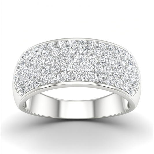 14K 1.00CT Lab Diamond Band