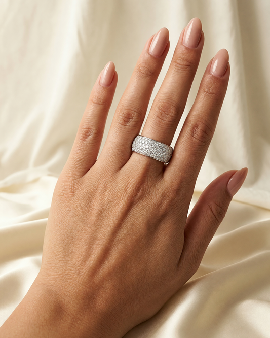14K 1.00CT Lab Diamond Band