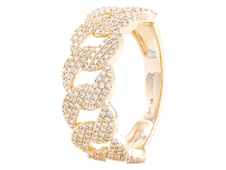 14K Yellow Gold 0.51 CTW Diamond Ring