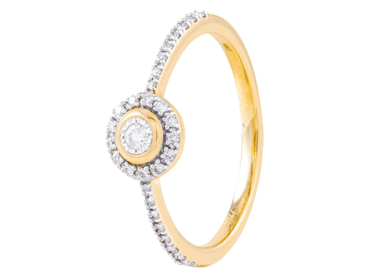 14ky 0.16 tw diamond stackable ring