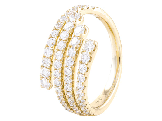 Elegant 14KY diamond ring with 0.98 CTW crafted by SOPHIA