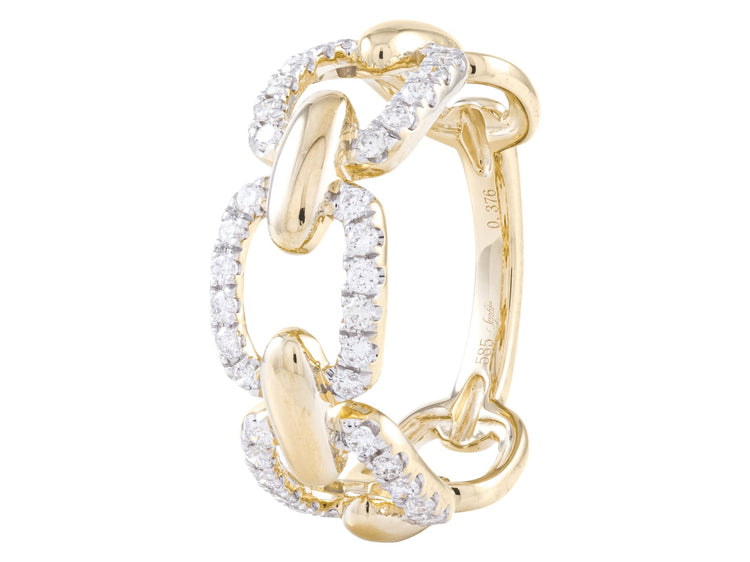 14K Yellow Gold 0.38 CTW Diamond Band