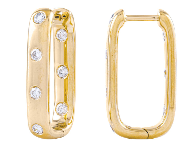 14KY 0.41 CTW OVAL SHAPE Diamond Earrings