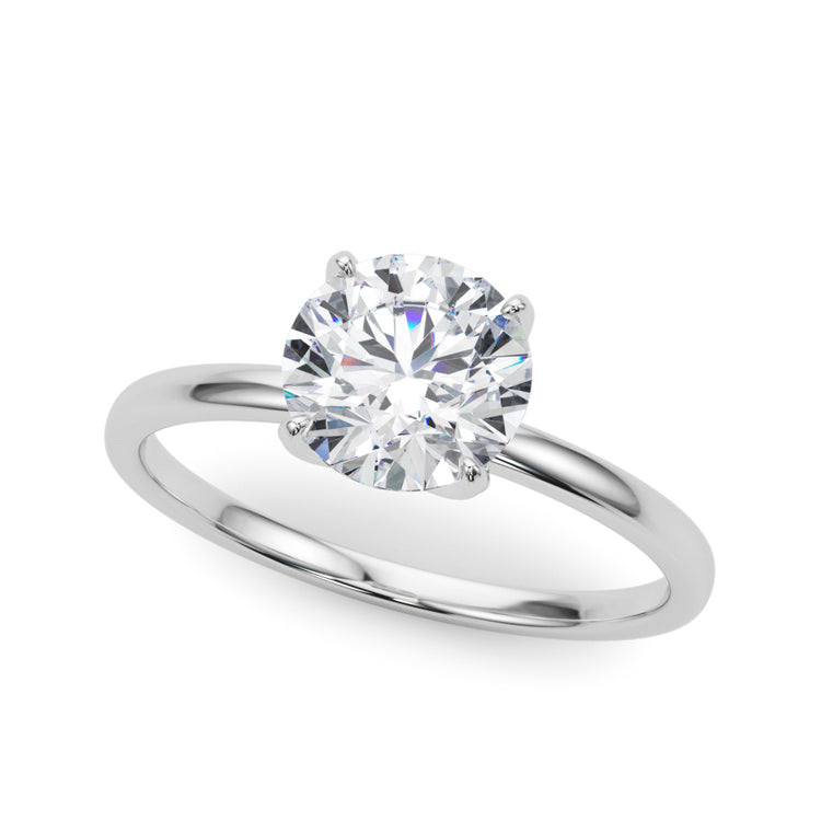 4 Prong Solitaire Engagement Ring