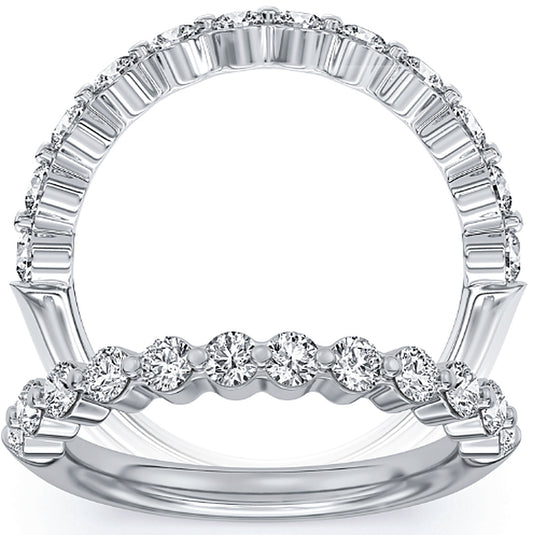 Matching wedding band (style RG055952B) for RG055952-OV-3