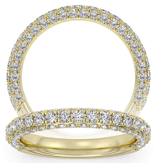 Matching wedding band (style RG062206B) for RG062206-EM-3.0