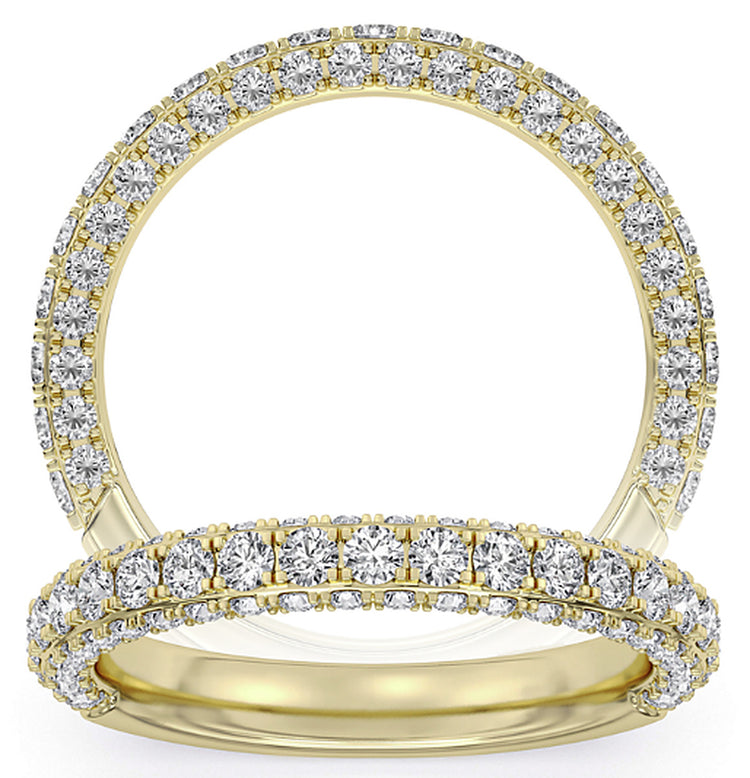 Matching wedding band (style RG062206B) for RG062206-EM-3.0