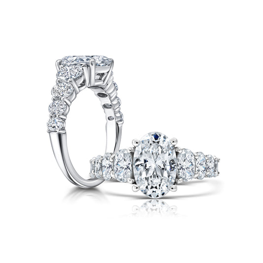 Vow by Lustig 14K White Gold Diamond Semi-Mount Engagement Ring 1.94 CTW
