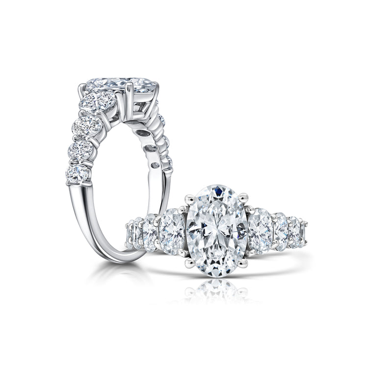 Vow by Lustig 14K White Gold Diamond Semi-Mount Engagement Ring 1.94 CTW