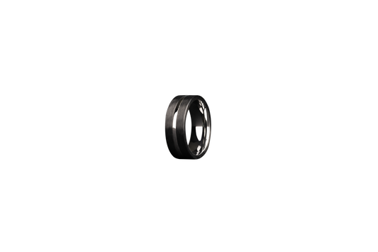 8MM Cobalt Men's Band with Carbon Fiber Overlays