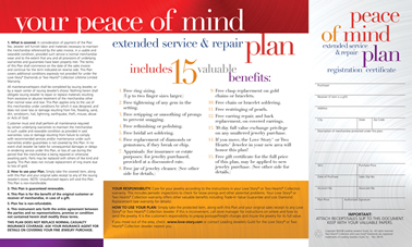 Our Peace of Mind Extended Service Contract
