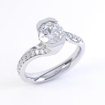 MaeVona Perth semi engagement ring