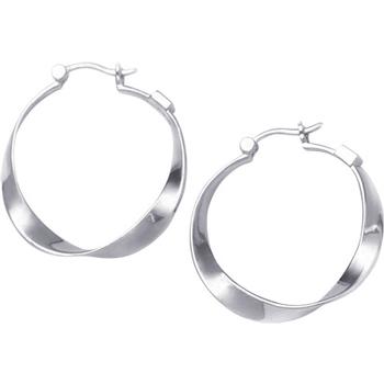 Elle - sterling silver hoop earrings