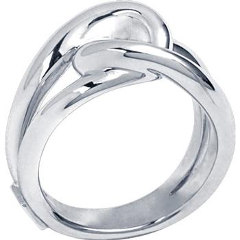 Sterling silver knot ring