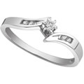 Diamond sweetheart rings