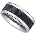 Men's cobalt wedding band