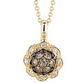 Le Vian white and chocolate diamond pendant