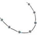 Sterling silver and pearl necklace