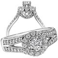 Only You white gold diamond engagment ring
