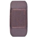 AAGAARD brown stainless steel bead