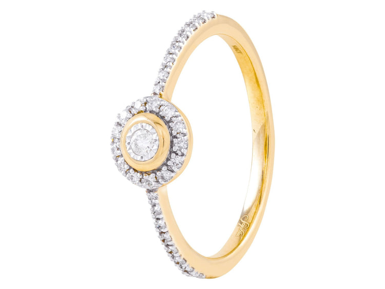 14ky 0.16 tw  diamond stackable ring