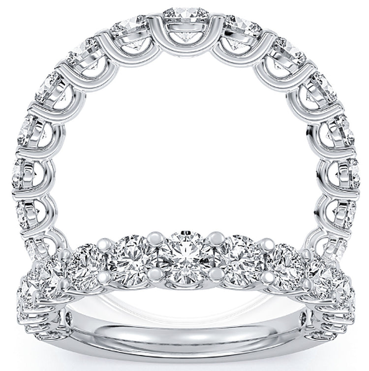 Matching wedding band (style AMR8184B) for AMR8184-OV-3.0