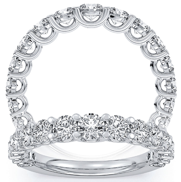 Matching wedding band (style AMR8184B) for AMR8184-RAD-3.0