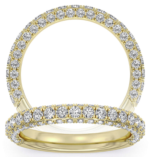 Matching wedding band (style RG062206B) for RG062206-EM-3.0