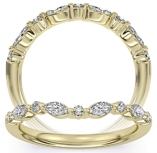 Matching wedding band (style RG073363B) for RG073363-EM-2