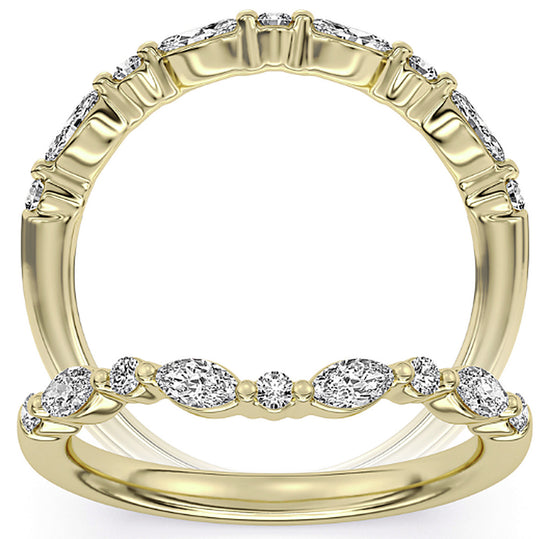 Matching wedding band (style RG073363B) for RG073363-EM-2