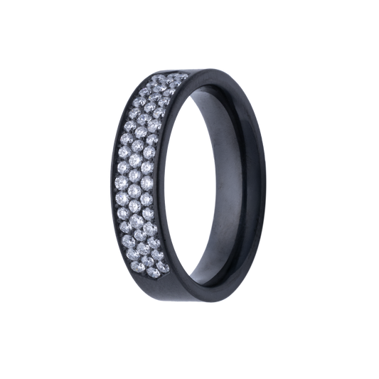 5MM Zirconium Lab Grown Diamond Pave Band