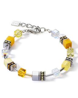 CDL stainless steel bracelet in shades of yellow