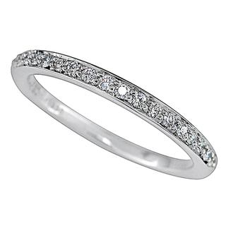 White gold diamond wedding band