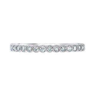 White gold diamond band