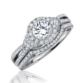 White gold diamond wedding band