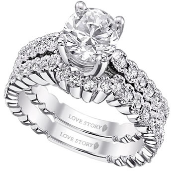 Epic - Love Story semi engagement ring