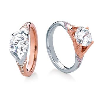 MaeVona Jura semi engagement ring