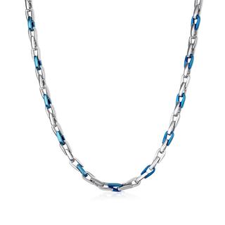 Blue plated stainless steel chain