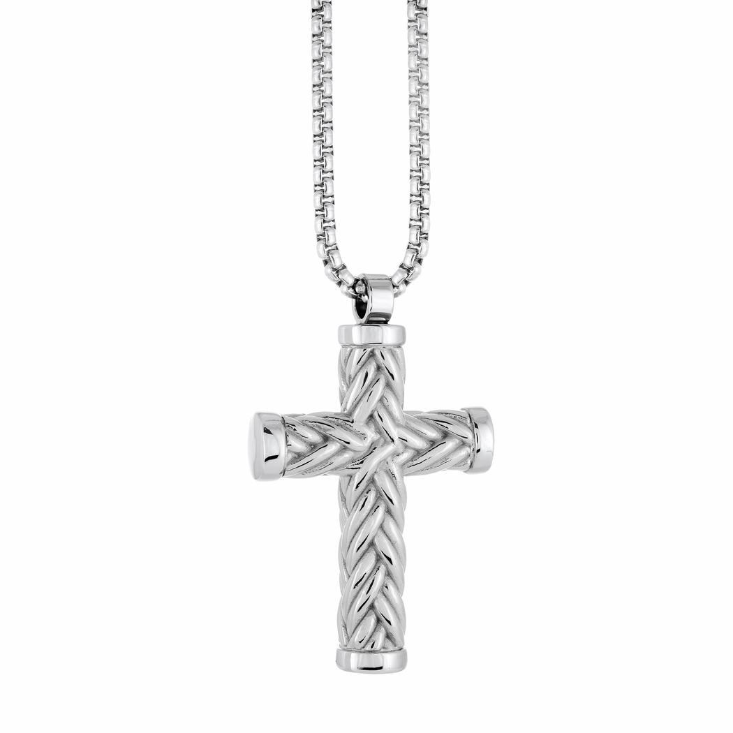 OHQ Stainless Steel Cross Necklace Gold Silver Black India | Ubuy