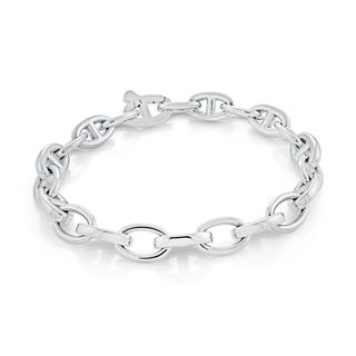 Stainless steel Mariner link bracelet