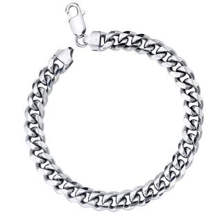 Men's sterling link bracelet