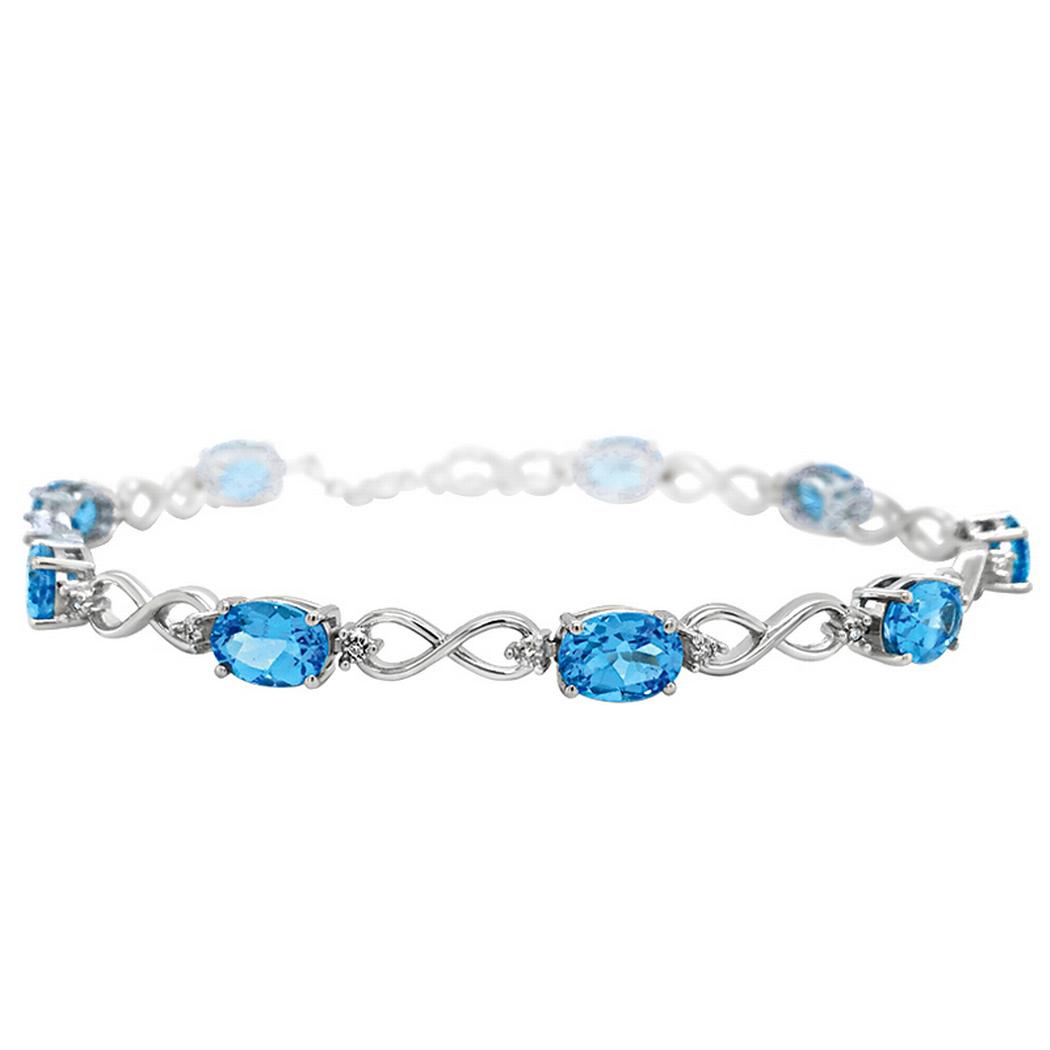 Blue Topaz Bracelet (BTZ-RDB-118-CUT.) | Rananjay Exports