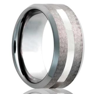 Men's tungsten wedding band