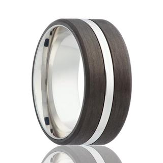 Men's cobalt wedding band