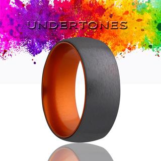 Men's zirconium wedding band