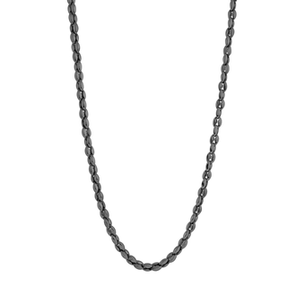 Stainless steel polished oval link chain
