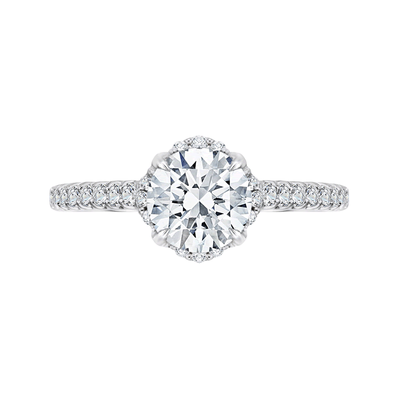 Carizza Engagement Ring-Semi-Mount