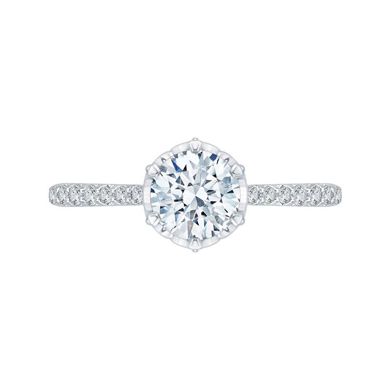 Carizza Engagement Ring-Semi-Mount