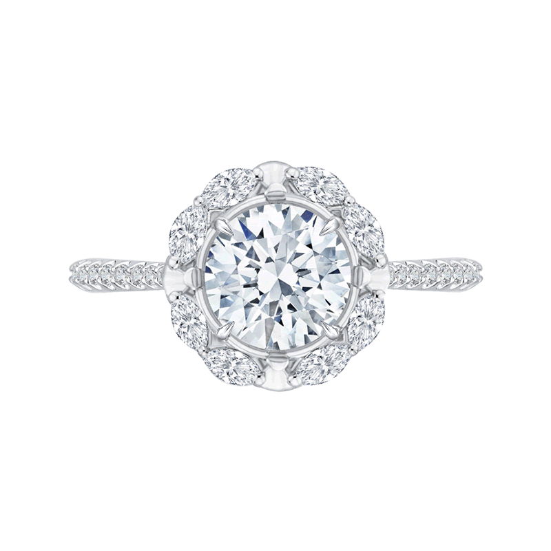Carizza Engagement Ring-Semi-Mount