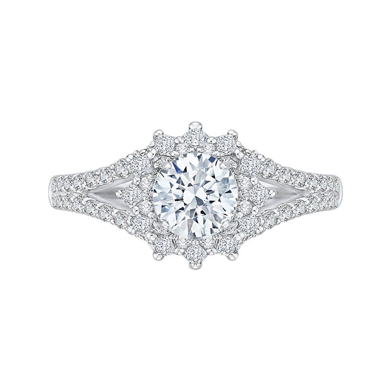 Carizza Engagement Ring-Semi-Mount